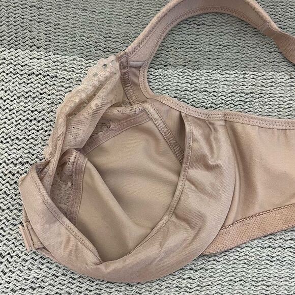 Glamorise WonderWire Front-Closure Bra Lot of 3 Tan Size 38DD - Picture 9 of 15